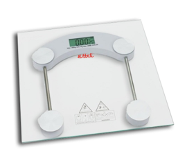 Balanza De Baño Digital Cuadrada Vidrio Templado