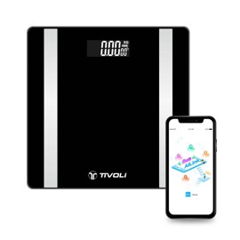 Balanza Digital De Baño Bluetooth Sensor Temperatur...