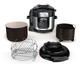 Olla Fd401 Foodi Deluxe Xl De Acero Inoxidable 9 En...