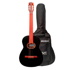 Guitarra Clásica + Funda Rómulo Garcia Smg445 BkSa