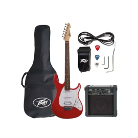 Kit Guitarra Eléctrica 5675157 Red Con Amplificador