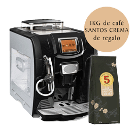 Cafetera Expresso Automatica Me 712 Black + Santos C...
