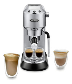 Máquina De Café Expreso De Longhi Dedica Arte Plata
