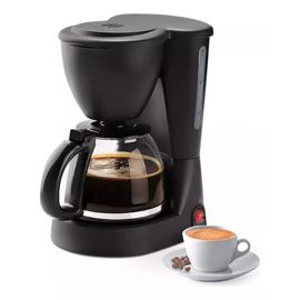 Cafetera De Filtro Eléctrica  6 Tazas 600Ml Negro