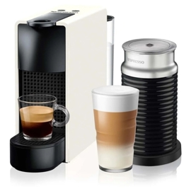 Essenza Mini White Rectangular + Aeroccino
