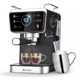 Cafetera Espresso Digital 1.5litros 20 Bar 1350w Color Negro