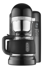 Cafetera 12 Tazas Con Manga Térmica Negra