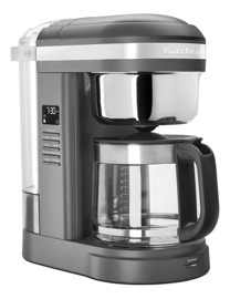 Cafetera De Goteo 12 Tazas Gris Mate