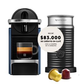 Cafetera Pixie Blue Con Aeroccino A3kd62ArBlneEi