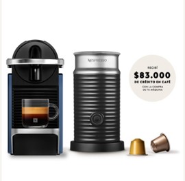 Cafetera Pixie Blue Con Aeroccino A3kd62ArBlNe