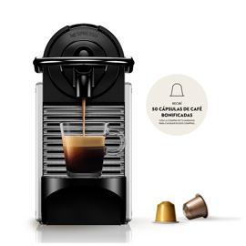 Cafetera Pixie Silver Curva D62ArSiNe