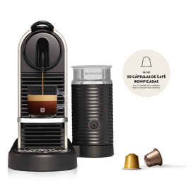 Cafetera Citizen Platinium Con Aeroccino D145ArMeNe