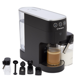 Cafetera Multicapsula Con Espumador Negra WhCm1450m...