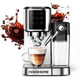 Cafetera Táctil Con Espumador 3 En 1  1L 20Bar