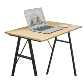 Escritorio Con Tapa De Mdf Y Patas Negras . 80X50x74...