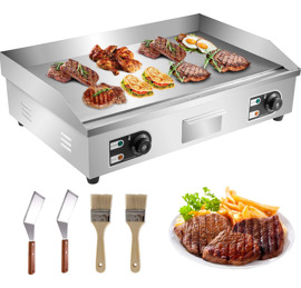 Plancha Eléctrica Comercial 30 3000 W Teppanyaki Ino...