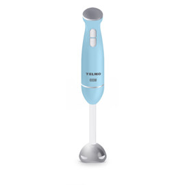 Licuadora De Mano Lm1551 600W Acero Inox Y Celeste