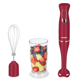 Licuadora De Mano Con Batidor 600W Color Rojo Lmsa8...