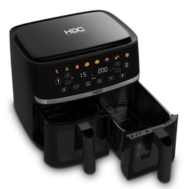 Freidora De Aire HafSh100db – Doble Cesta Independie...