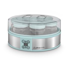 Yogurtera 1.2 Lts 7 Frascos De Vidrio De 180Ml Time...