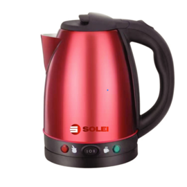 Pava Eléctrica 601 Roja Herbidora Con Corte Mate