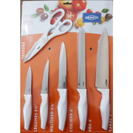 Set 6 Piezas Cross Blanco Acero Inoxidable (255634...