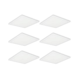 Panel Led Cuadrado Para Embutir 22Cm Luz Fría 18W Pa...