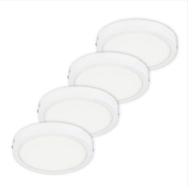 Panel Led Redondo Para Aplicar 28Cm Luz Fría 24W Pac...