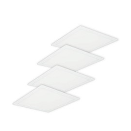 Panel Led Cuadrado Para Embutir 29Cm Luz Fría 24W Pa...