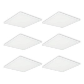 Panel Led Cuadrado Para Embutir 29Cm Luz Fría 24W Pa...
