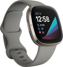 Reloj Inteligente Sense Advanced Health Plateado Re...