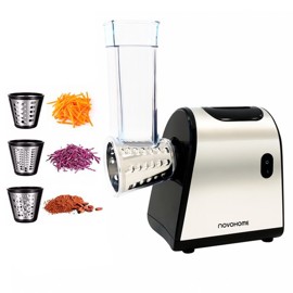 Rallador Eléctrico 3 Conos NhSm219 250W Acero Inox