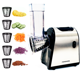 Rallador Eléctrico 5 Conos  NhSm219 250W Acero Inox