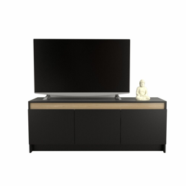 Rack Tv Mesa Cerrado Mueble Para Smart Tv Melamina C...