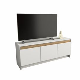 Rack Tv Mesa Cerrado Mueble Para Smart Tv Melamina C...