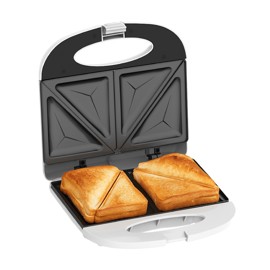 Sandwichera Eléctrica Doble 750W Antiadherente