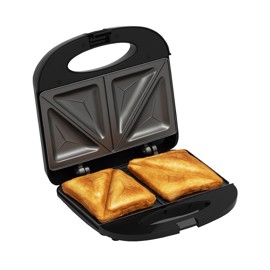 Sandwichera Eléctrica Doble 750W Antiadherente