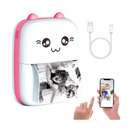 Mini Impresora Térmica Sin Tinta Portátil Bluetooth ...