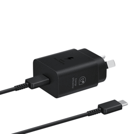 Cargador Fast Charge 25W Negro Con Cable EpT2510xbs...