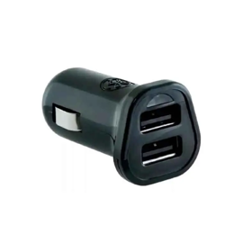 Cargador Auto Usb 2 Puerto 13455 2.4A 12W Negro