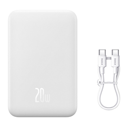 Cargador Portatil Blanco Inalambrico  Power Bank Car...