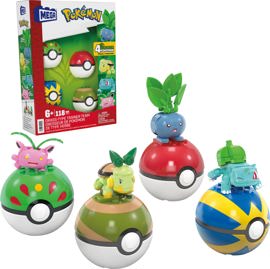 Set De Juguetes De Construcción  Pokémon Tipo Hierba...