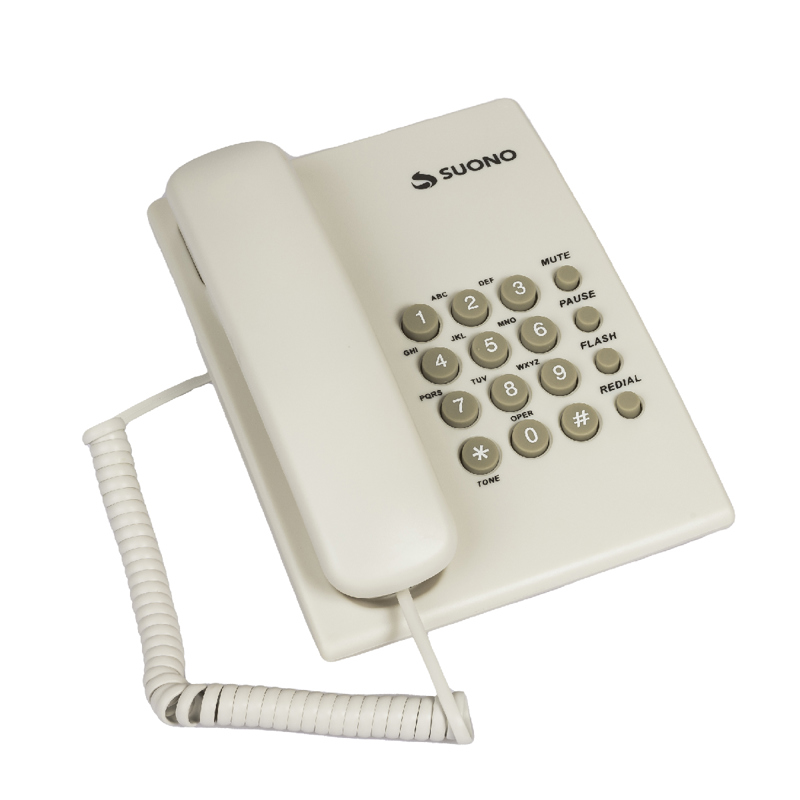 Teléfono Fijo Suono Blanco SUONO TELEFONOS Megatone