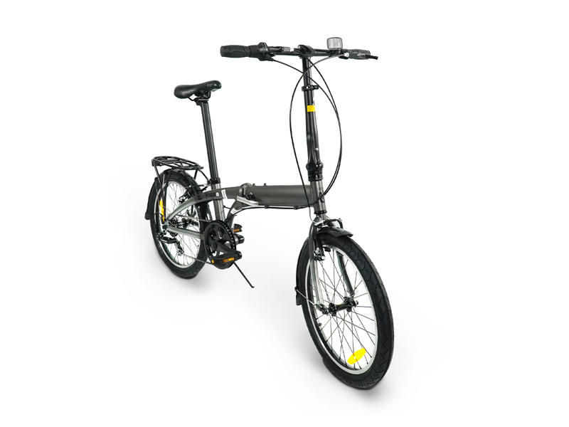 Bicicleta Plegable Philco Yoga Rodado 20 Velocidades Gris