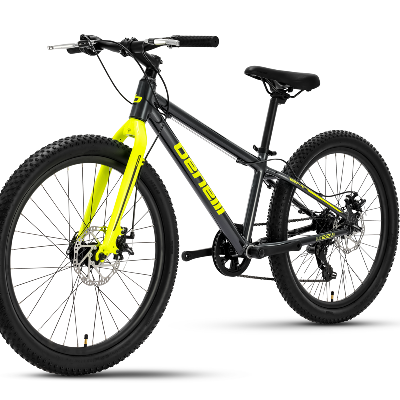 Bicicleta Benelli M22 Adv Aluminio R24 DGY Gris Amarillo