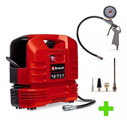 Kit Compresor De Aire Portatil Einhell Tcac 190 1100w Auto EINHELL COMPRESORES Megatone
