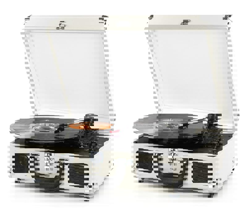 Reproductor de discos de vinilo BR, tocadiscos inalámbrico Bluetooth de  velocidades