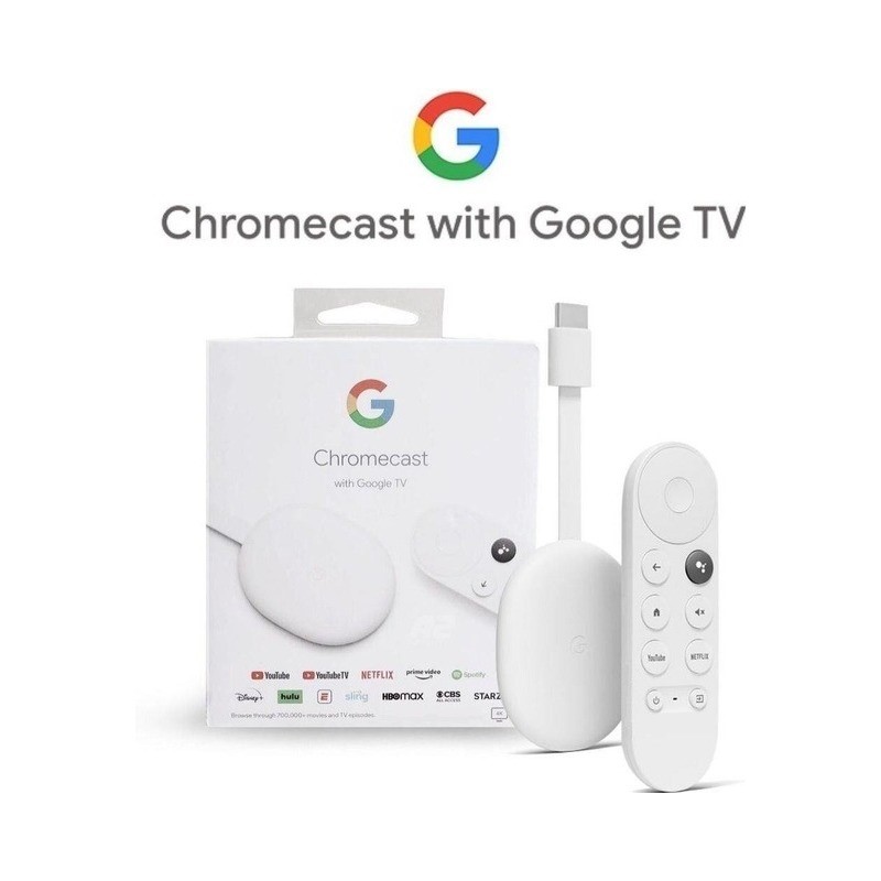 Google Chromecast 2020 con Google TV 4K - 8Gb - GOOGLE ASISTENTES VIRT, MED  STREAMING - Megatone