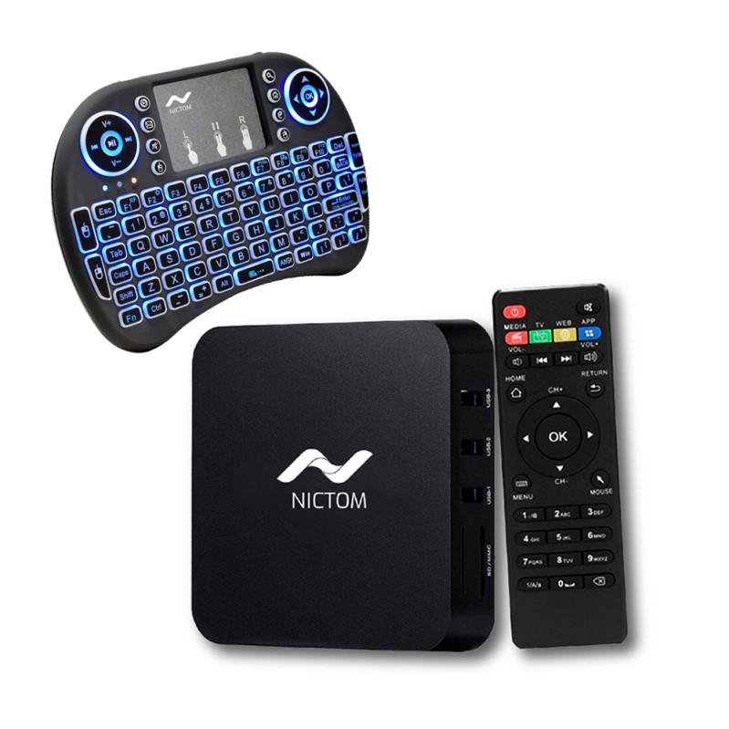 Tv Box Android TDT Mecool Convertidor a Smart Tv con Iptv