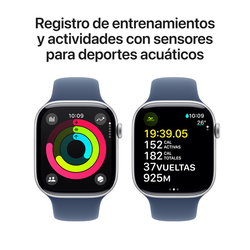 Apple Watch Series 10 Gps 46 Mm Plata Correa M/l APPLE SMART